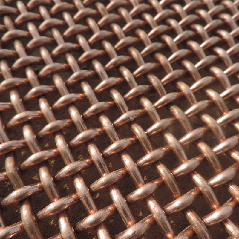 Wire Mesh tissé cuivre rouge